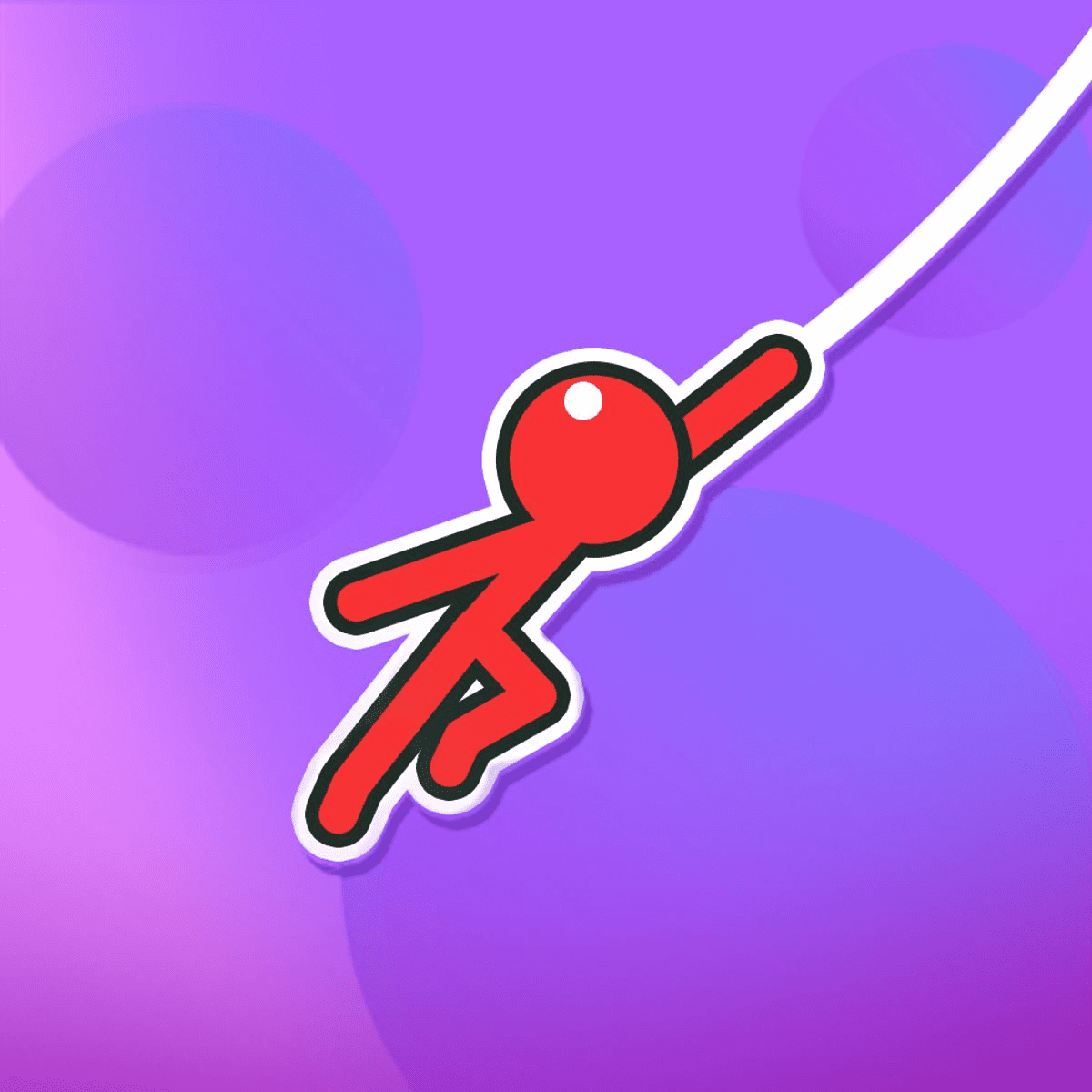 Кадър от онлайн играта Stickman Hook