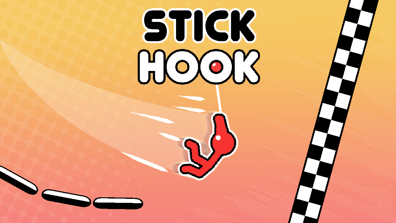 Геймплей на Stickman Hook — кадър от играта
